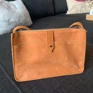ABLE leather purse - cognac